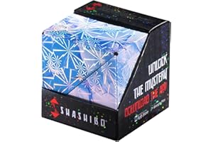 Shashibo Shape Shifting Box - Award-Winning STEM Fidget Toy with Ultra Strong Magnets - Puzzle Cube Transforms Into 100+ Shapes, Perfect Sensory Gift for Kids, Teens, and Adults (Polar)