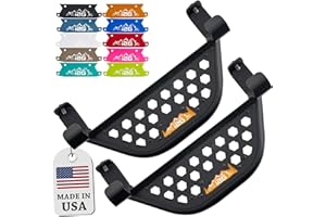 IAG PERFORMANCE IAG V2 EZ-Step for Ford Bronco 2021+ w/rockrails (2 Door, Orange Logo Plate, 1 Pair) (Does not fit Raptor or Sport)