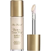 Too Faced Born This Way Super Glow Multi-Use Highlighting Skin Enhancer | Hydrating Natural Glow Gel with Radiant Finish for Illuminated Skin | Non-Greasy + Blendable