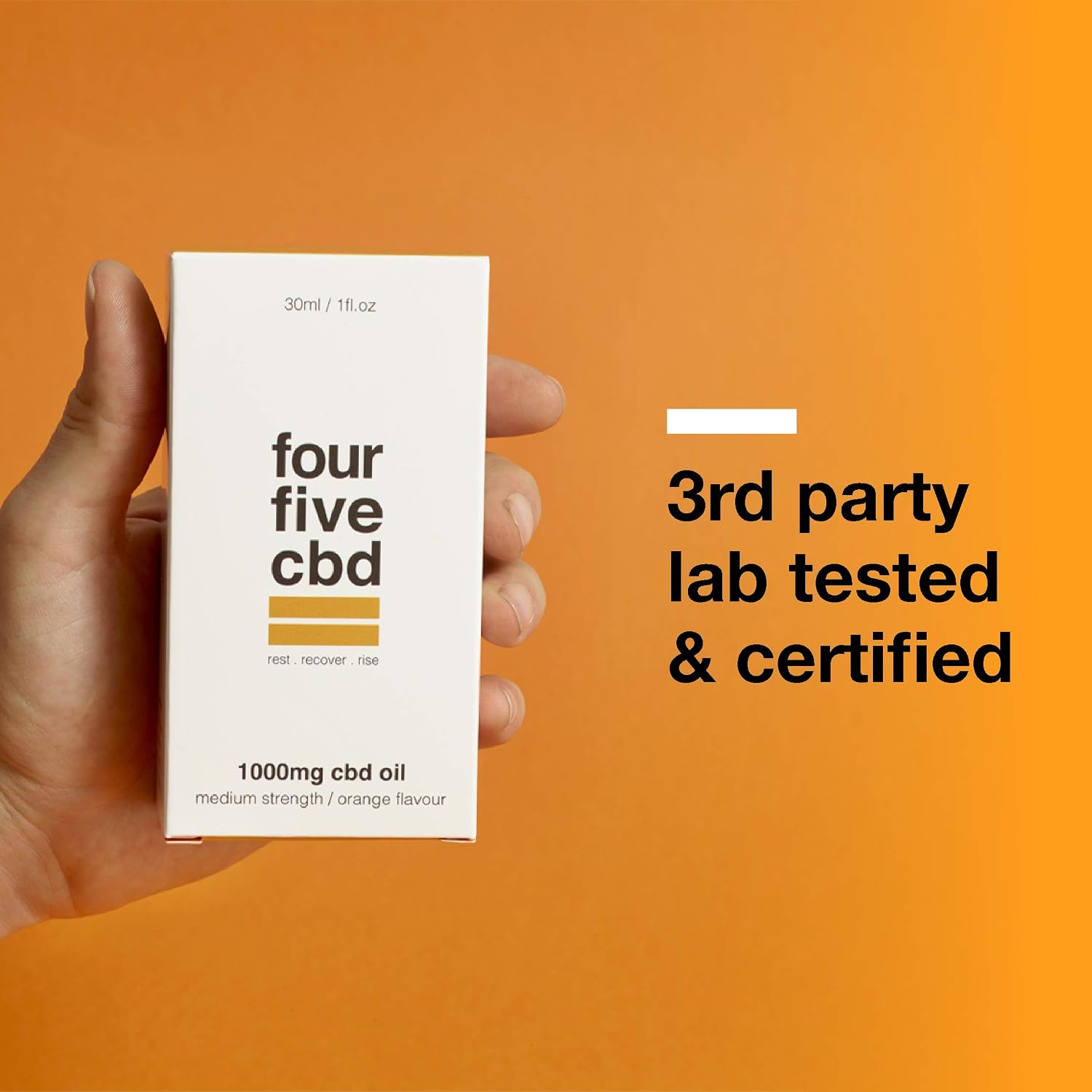 fourfive CBD Oil Spray, 2000mg Cannabidiol, Natural/Unflavoured, 30ml - Image 5
