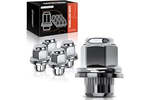 A-Premium 5PCS Wheel Lug Nuts M12 x 1.5 Mag Lug Nuts Compatible with Toyota Avalon Camry Corolla RAV4 Tacoma Sienna Lexus ES 