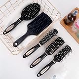 tao pipe 5Pcs Hair Brush Set Wet Dry Detangling Anti Static view 5