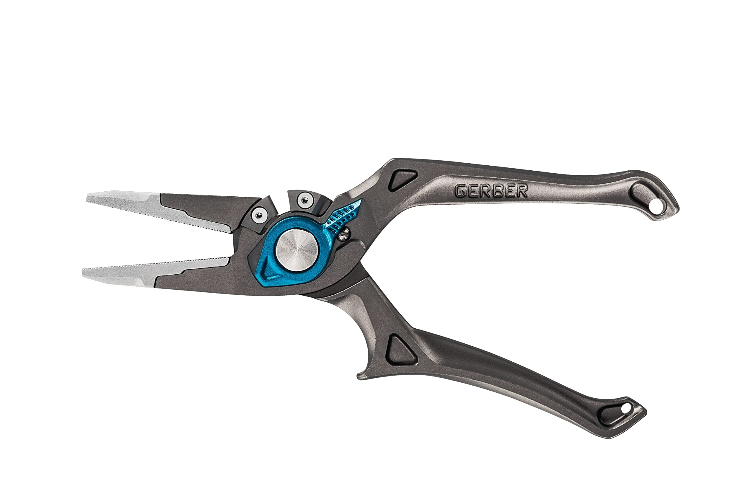 Gerber Magniplier Locking Ergonomic SaltRx Salt Water Fishing Pliers with Replaceable Jaw Tips & Carbide Cutters Plus Sheath & Lanyard [31-003556]