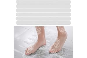 36-Piece Clear Non-Slip Bathtub Stickers | High-Adhesive Anti-Slip Shower Floor Grips for Bath, Shower & Stairs | Durable Saf
