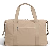 GAYUAPEIA Women's Weekender bag Travel Duffel Bag with Shoe Compartment 21-inch Airline-Approved Carry-On, 2-Piece Overnight Bag Set Personal Item Luggage