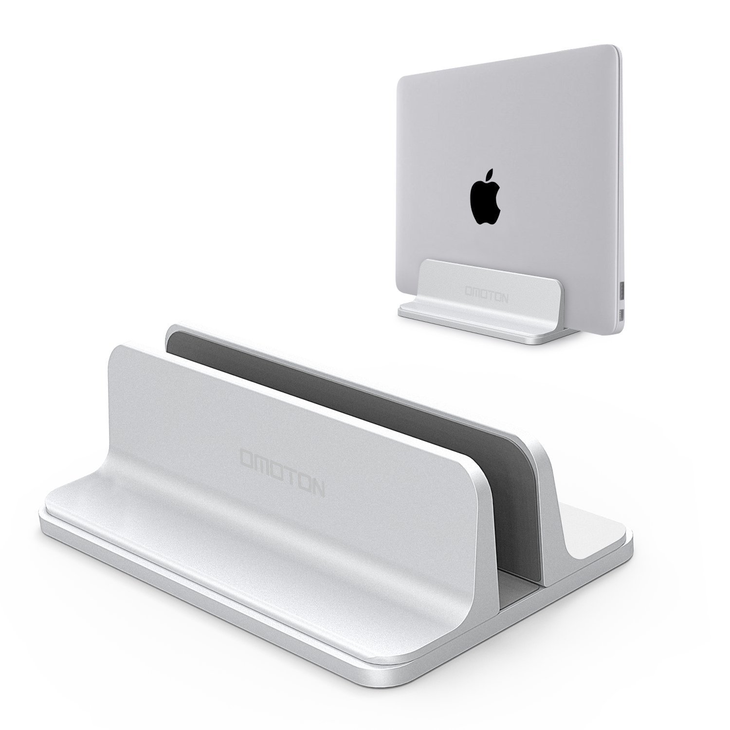 Vertical Laptop Stand Holder, OMOTON Desktop Aluminum MacBook Stand