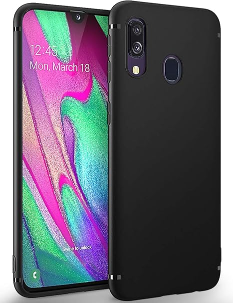 Bakicey Galaxy A40 Leder H/&uuml;lle A30 Handyh/&uuml;lle Spiegel Schutzh/&uuml;lle Flip Tasche Case Cover f/&uuml;r Samsung Galaxy A20 Stand Feature handyhuelle etui Bumper H/&uuml;lle f/&uuml;r Samsung Galaxy A40