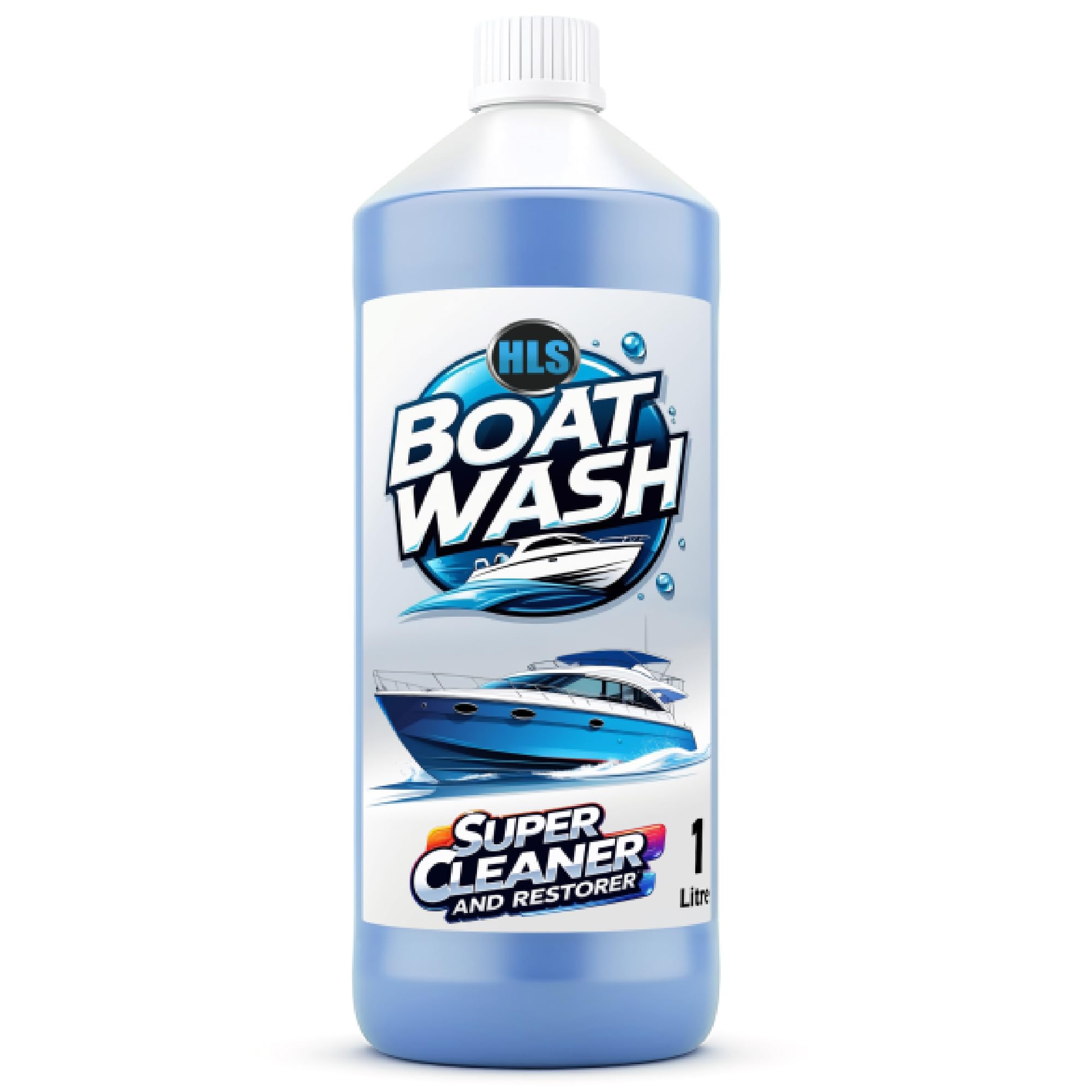 HLS Supplies BW50 1L Boat Cleaner - Marine Cleaner & Restorer Boat Wash