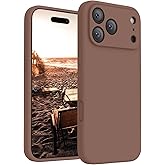 FireNova Magnetic for iPhone 17 Pro Case, Compatible with MagSafe, [Integrated Silicone Camera Control Button] [Camera Protection] Anti-Scratch Microfiber Lining Phone Case, 6.3", Light Brown