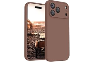 FireNova Magnetic for iPhone 17 Pro Case, Compatible with MagSafe, [Integrated Silicone Camera Control Button] [Camera Protection] Anti-Scratch Microfiber Lining Phone Case, 6.3", Light Brown