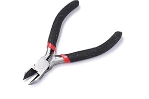1pc Side Cutting Pliers for Jewelry Making Repair Tools 4.3 Inches Heavy Duty Snips Flush Cut Small Wire Cutters Clippers Jew