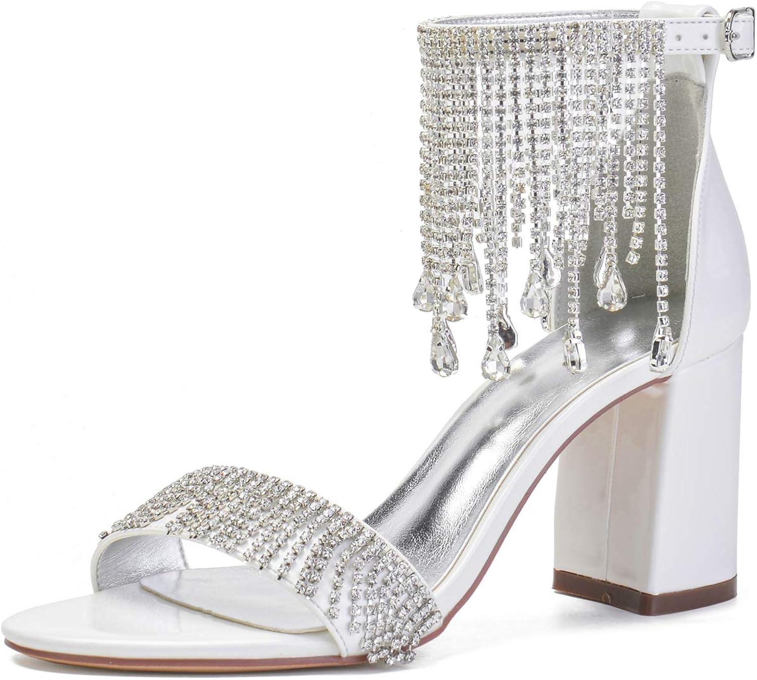 Eldecey Women�s Heels Wedding Shoes Crystals