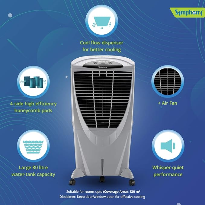 symphony winter 80 xl desert air cooler winter xl