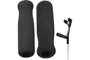 PRETYZOOM Universal Non-Slip Nbr Handle Grip Covers for Wheelchair Walker Cane Soft Cushion Padding Comfortable Handgrip Slee