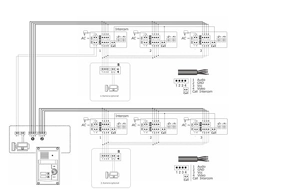 Schema Verdrahtung Intercom