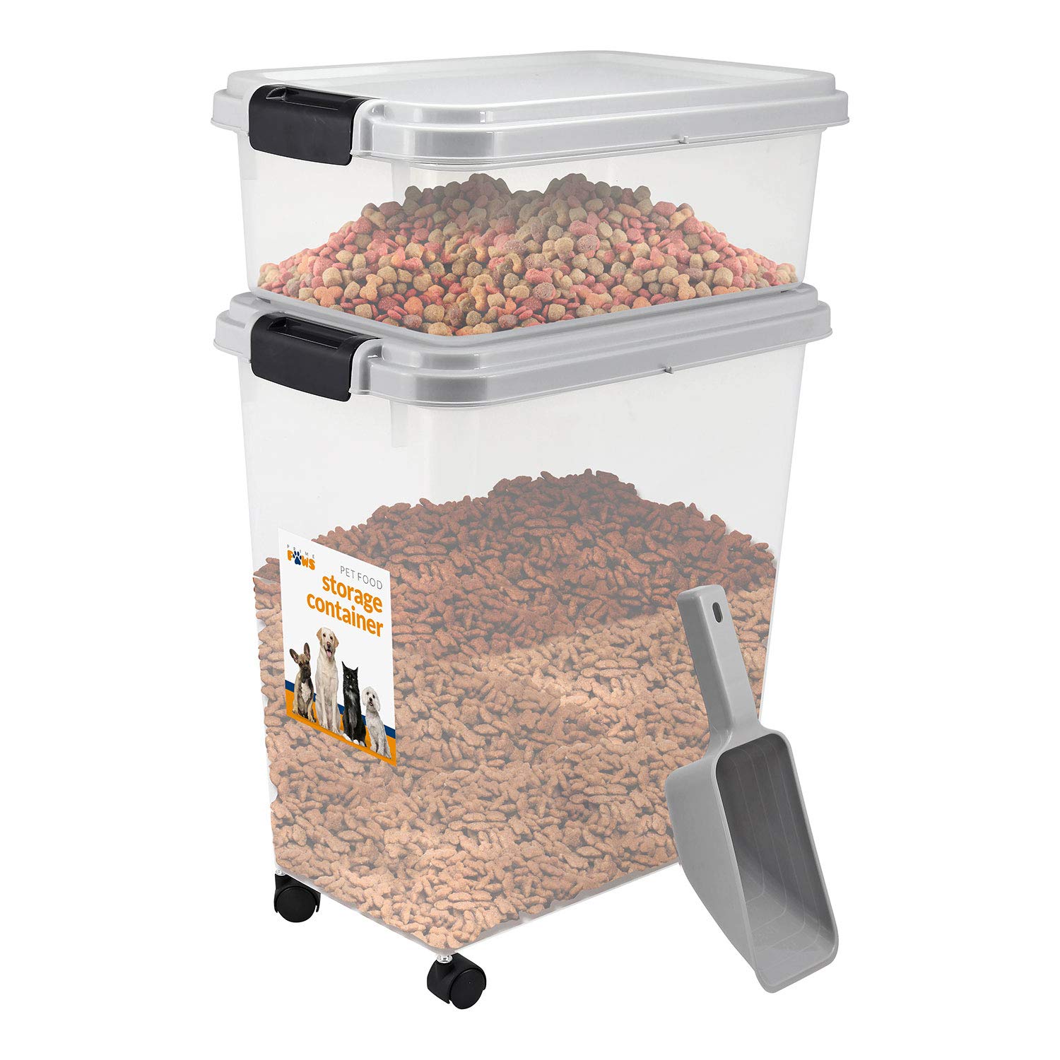 Prime Paws® 3Piece Airtight Pet Food Storage Container with Measuring