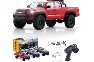 BEEZRC FMS 1/24 RC Crawler FCX24M Tacoma Toyota Licensed 4WD Off-Road RC Rock Truck, 2.4GHz Hobby Grade Remote Control Car fo