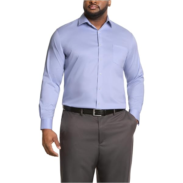 Van Heusen Men's Tall Fit Dress Shirt Ultra Wrinkle Free Flex Collar Stretch  (Big and Tall) at Amazon Men's Clothing store