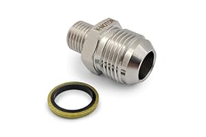 K-MOTOR PERFORMANCE 10AN Breather Fitting Adapter - Compatible with Honda Civic S2000 - Compatible with Acura RSX TSX K-Series K20 K24 Engine