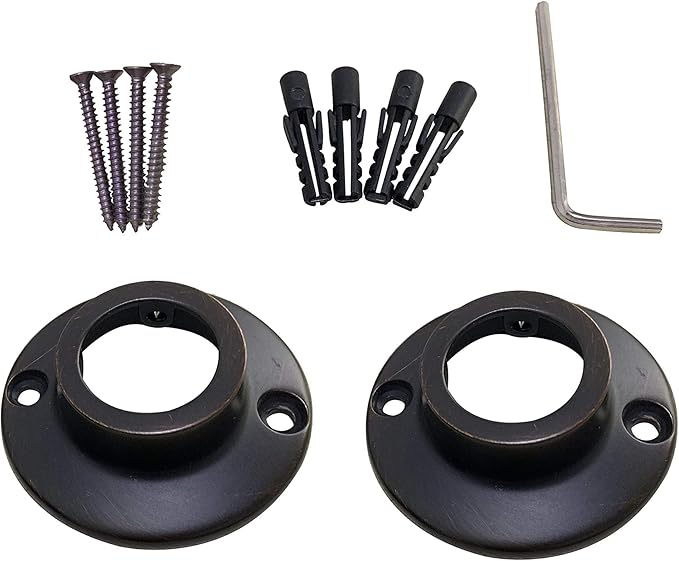 Amazon.com: Naiture Straight Shower Curtain Rod Round ...