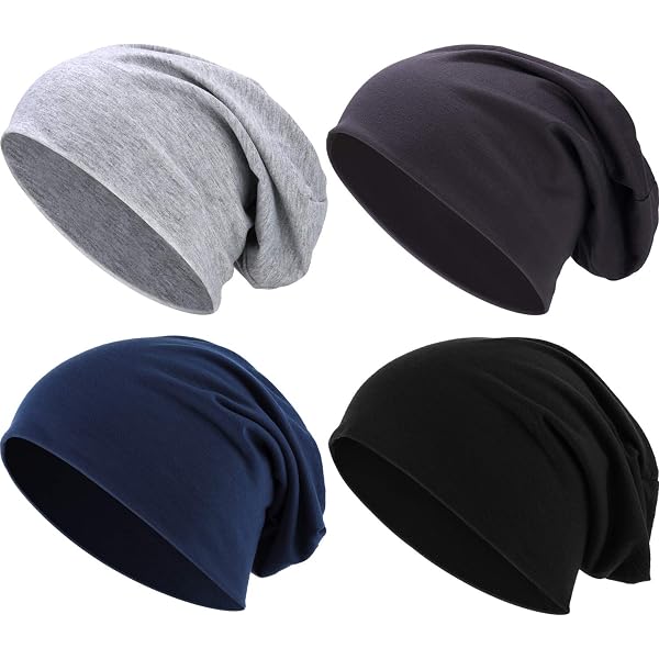 6 Pieces Unisex Thin Knit Slouchy Beanies Cap Sleep Cap Dwarf Hat 81qBcHSLuWL._AC_UY1000_.jpg main image 2