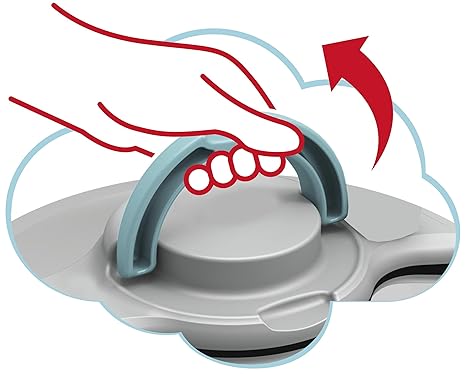 Tefal SEB P4620616 ClipsoMinut Easy - Olla a presión, Inoxidable, para Todos los Fuegos (Incluido inducción) + Libre 100 Recetas, Azul, 4,5 L, ...