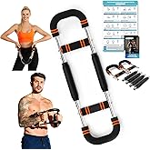 Twister Arm Trainer, Adjustable 6 Resistance Levels(30-120lb) Twister Arm Chest Exerciser with 4 Springs & Poster for Men & Women, Chest Workout Device Equipment for Chest Clip Muscle & Arm Strength