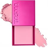 BASMA Cream Blush for Cheeks &amp; Lip Tint, Buildable Dewy Hydrating Makeup | Long-Lasting 12-Hour Fade-Resistant Radiant Wear - Vegan blush, Non-Sticky &amp; Sensitive-Skin Safe | VitaminE - Bubble Gum Pink