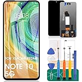 for Redmi Note 10 5G LCD Screen Replacement for Xiaomi Redmi Note 10 5G Display for Redmi M2103K19G M2103K19C Digitizer Touch Screen Assembly Repair Kits (Not for Note 10 4G Version