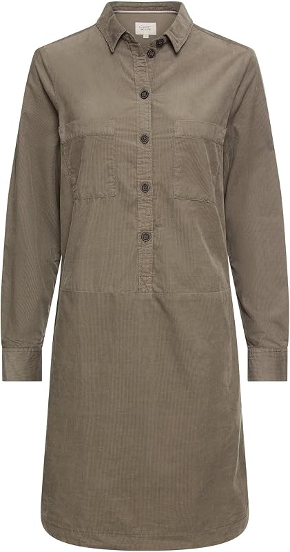 391340-6S02 Vestido, Cinzento-Verde, M Mulheres