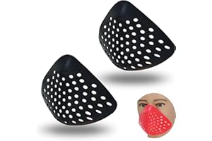 OQUQO 2 Pack 3D Mask Face Shell Inner Bracket for Men -Silicone Faceshell for Spider Cosplay - Face Cover for Airsoft, Paintball, and Costume Masks