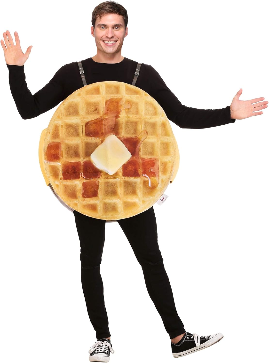 Adult Eggo Waffle Costume Mens Breakfast Food Costume