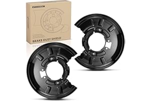 A-Premium Rear Side Brake Dust Shield Compatible with Select BMW Models - 325xi 2001-2005, 330Ci 2001-2006, 330i 2001-2005, 3