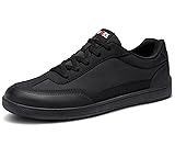 LARNMERN Steel Toe Skate Shoes Men Safety Work