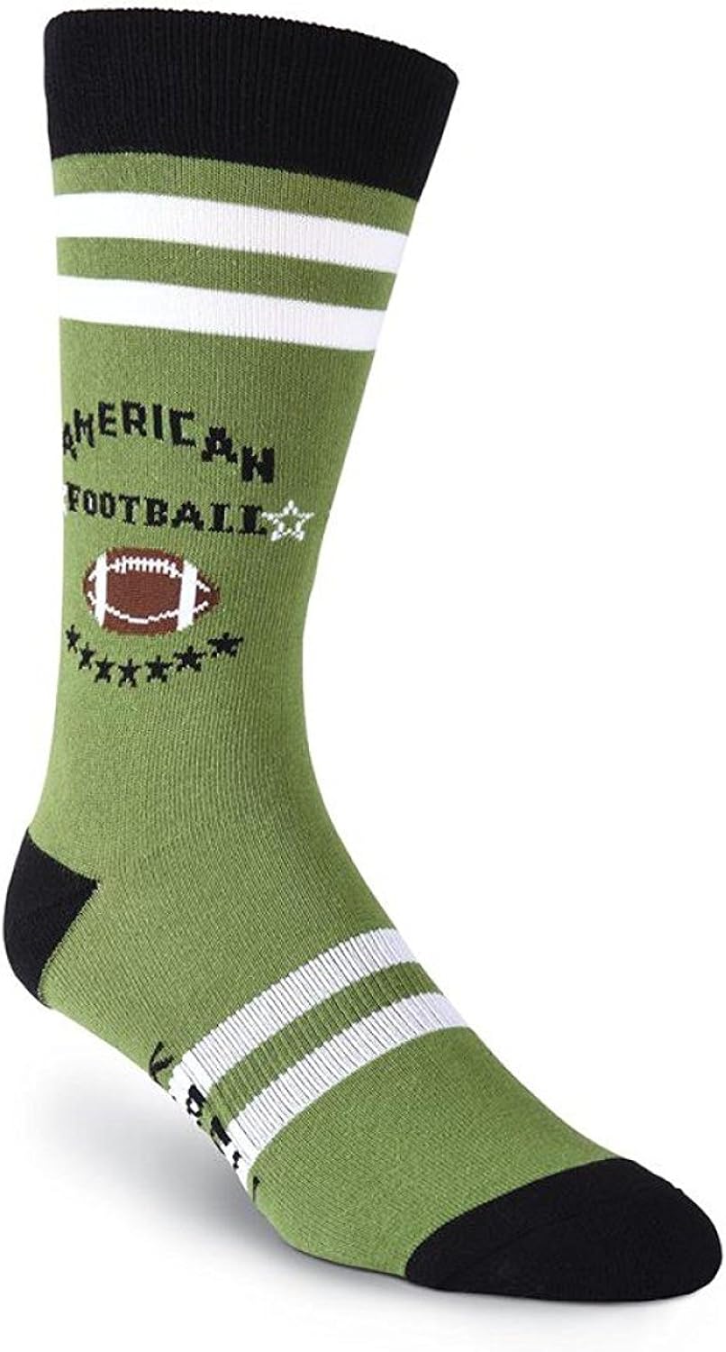 K. Bell Brand Men's American Football Crews Made in America Sock