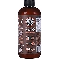 Keto Coffee Creamer with MCT Oil, Ghee Butter, Cocoa Butter, 16oz / 32 Servings. Must Blended. No Carb Keto Creamer for…