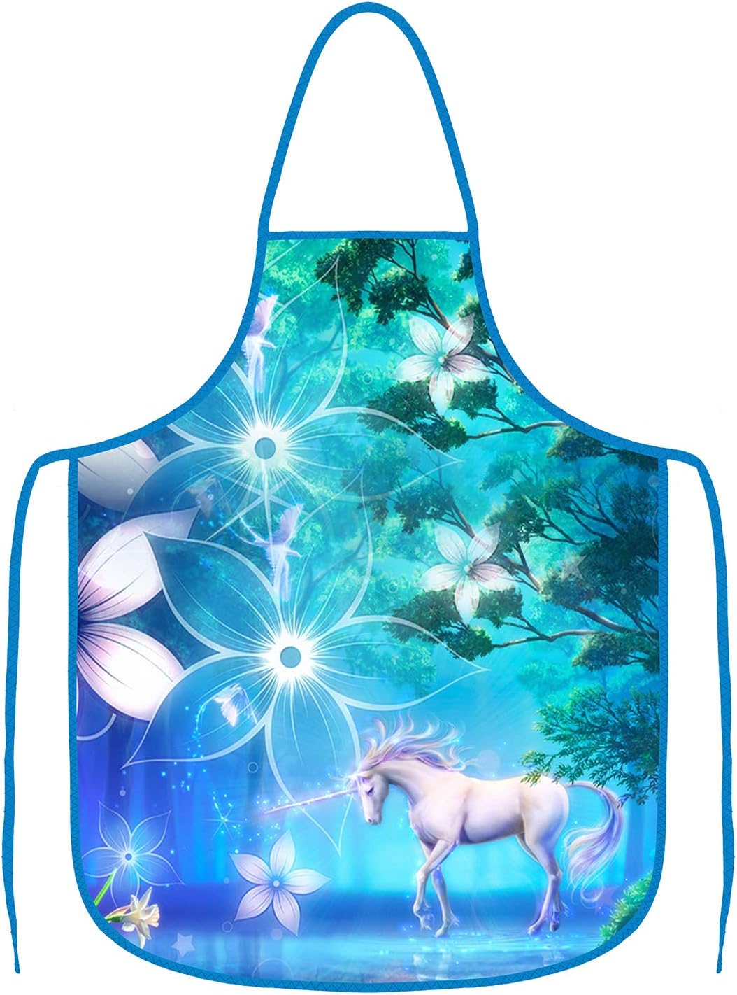 Mydours Cooking Apron - BBQ or Kitchen Aprons, Machine Washable Bib Aprons Women and Men Aprons for Kitchen Parties Garden Camping and More