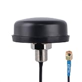 Proxicast Active/Passive SMA GPS Antenna - Through Hole Mount - 3 ft Coax | Panel Mount GPS Antenna SMA Male Connector (Right Angle) Low-Loss - 28 dB LNA - Waterproof IP67 Outdoor Rated - ANT-190-010