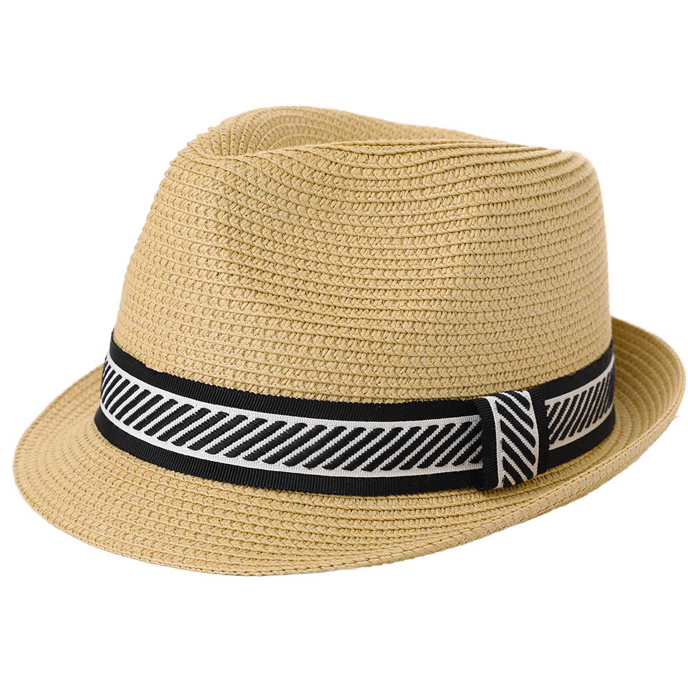Oversize XL XXL Summer Straw Sun Hats Fedoras Panama Trilby Dress Derby Packable Mens