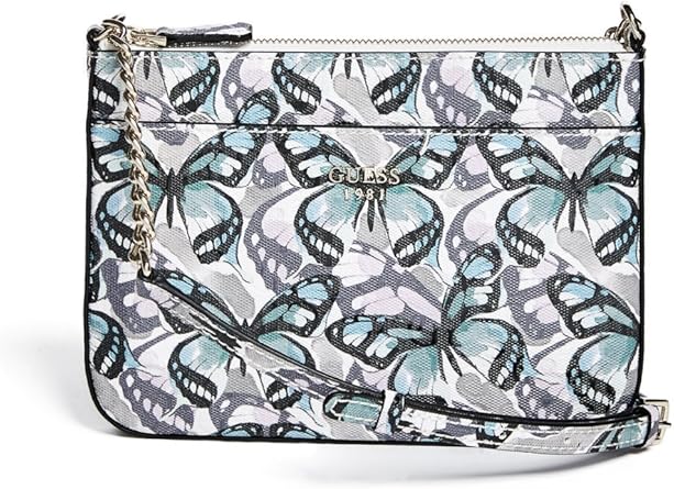 guess butterfly purse