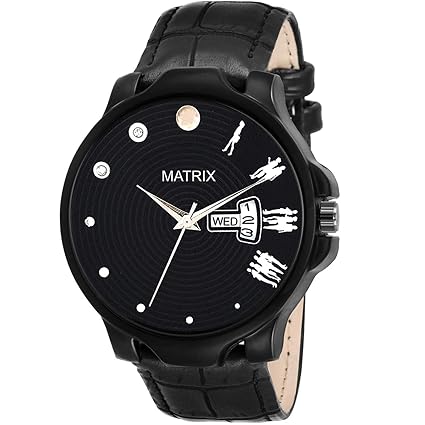 Analogue Black Dial Mens & Boys Watch - (DD-44)
