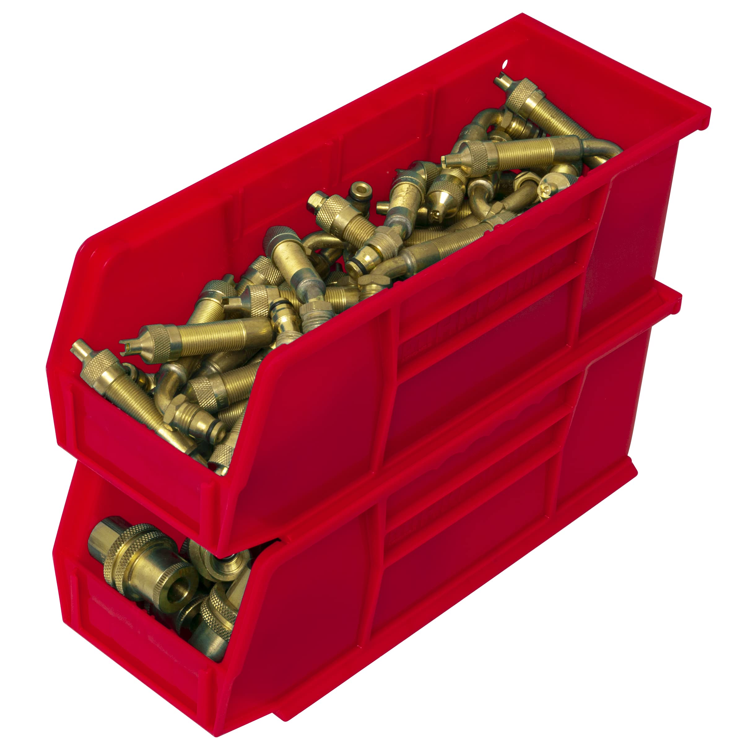 Akro-Mils 30224 AkroBins Plastic Storage Bins, Space-Saving Stackable Bins for Garage, Pantry, Craft Organization, 11