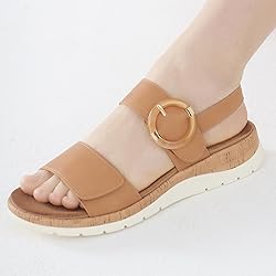 UBFEN Womens Flat Sandals Arch Support Open Toe