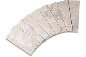 Yipscazo Peel and Stick backsplash 3 x 6 Inches 3D PVC Composite Wall Tile Stick on Backsplash Tile for Kitchen Bathroom, Lau