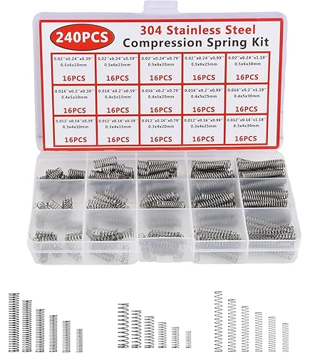 450pcs Small Spring Set Assortment, 15 Different Sizes Tiny