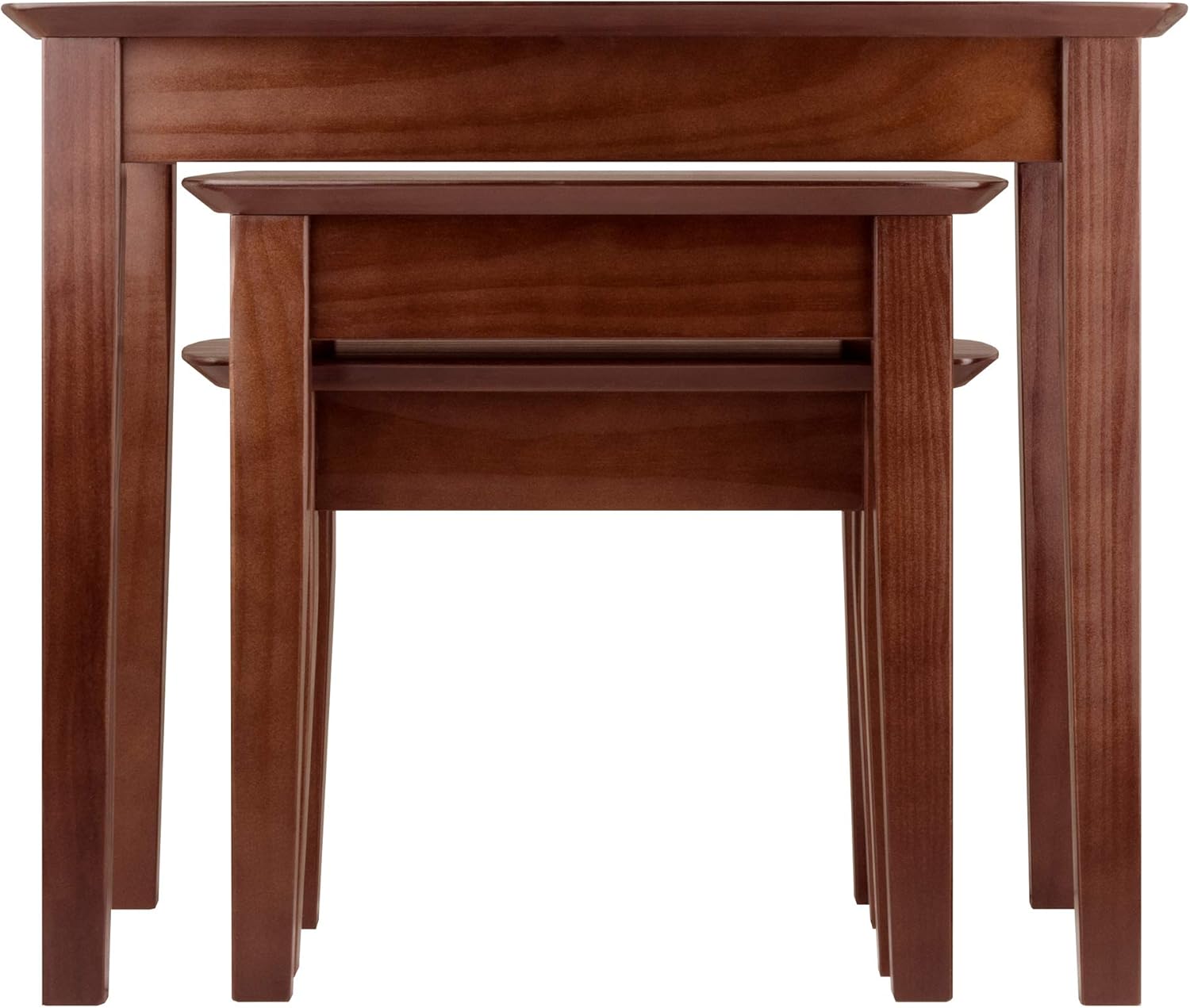 Winsome Wood Bradley Accent Table, Antique Walnut: Furniture & Decor