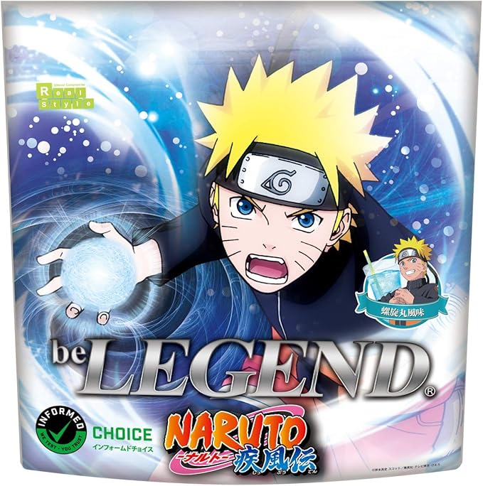 Amazon ビーレジェンド プロテイン Naruto ナルト 疾風伝 螺旋丸風味 1kg ソーダ風味 ビーレジェンド Be Legend シェーカーボトル