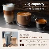 Andrew James Electric Coffee Grinder 150W Bean Nut Spices 70g Grey view 4