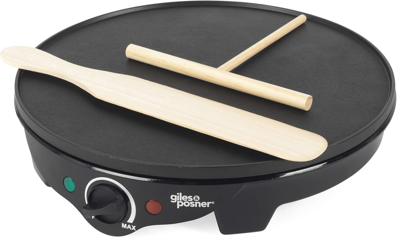 Giles & Posner Electric Pancake Maker, Traditional French Crepes & Galettes, Large 30cm/12" Non-Stick Hot Plate - Image 5