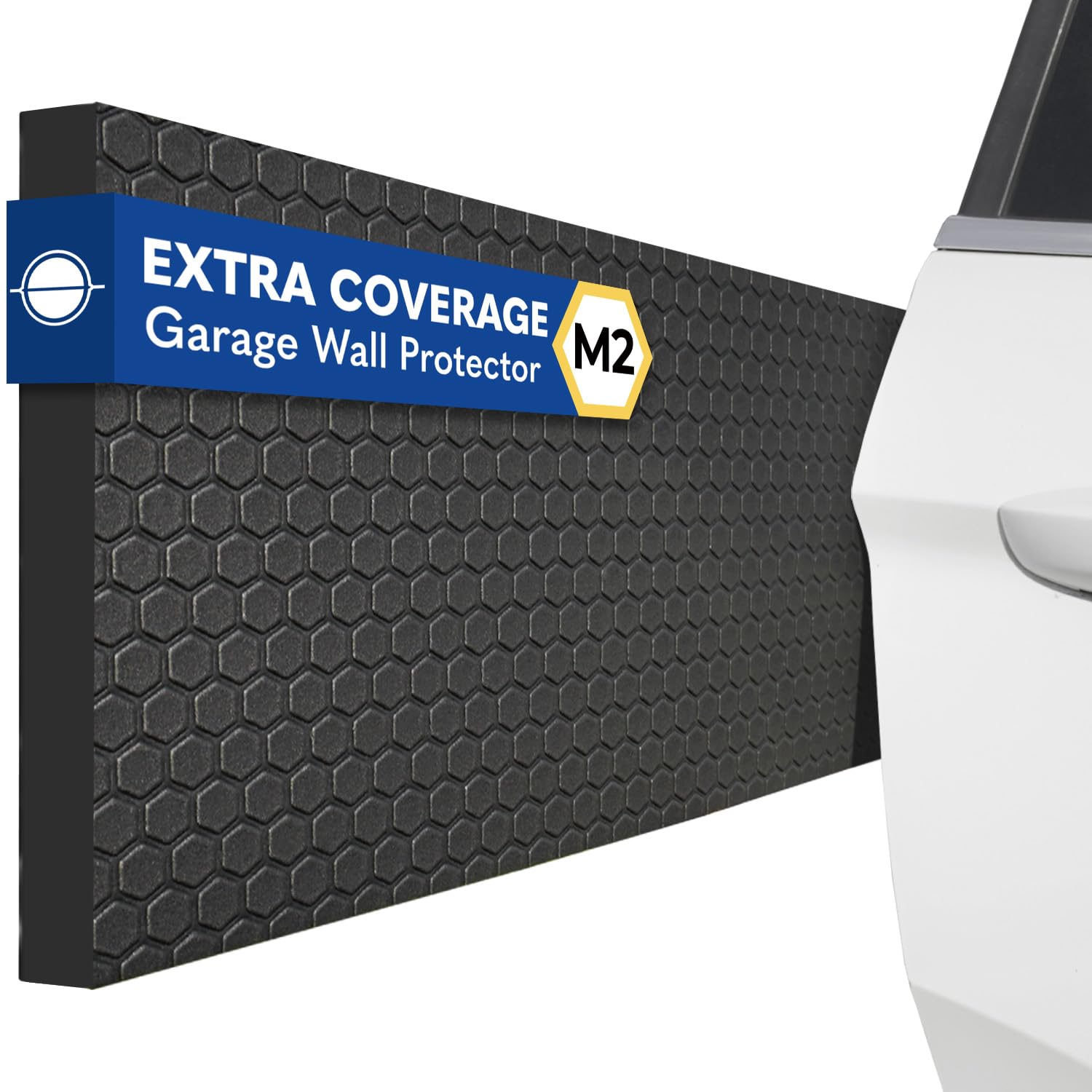 Photo 1 of Garage Planet M2 Garage Wall Protector Car Door Wall Protector, Tool-Free, Designed in Australia (Black, 2 Pack)